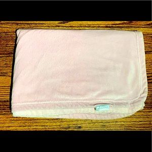 Super soft light pink baby blanket